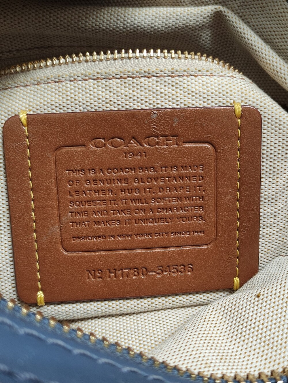 Coach 1941 Rogue 25 Style 54536 Blue Denim - Picture 12 of 17
